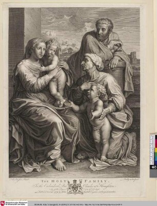 The holy family [Die heilige Familie mit der heiligen Elisabeth und dem heiligen Johannes]