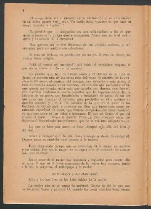 De la mujer y del matrimonio