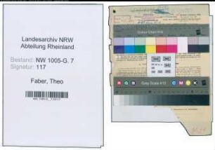 Entnazifizierung Theo Faber , geb. 09.11.1900 (Arbeiter)