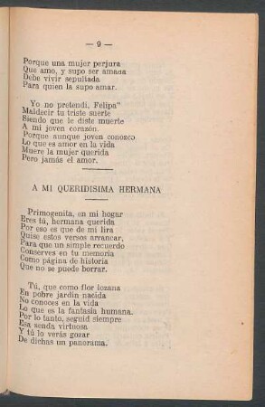 A mi queridísima hermana