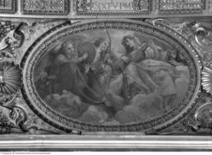 Alttestamentarische Figuren und Szenen aus der Geschichte von der Geburt Christi, Musizierende Engel