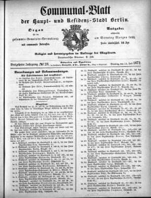 1872,28: No. 28, 14. Juli 1872