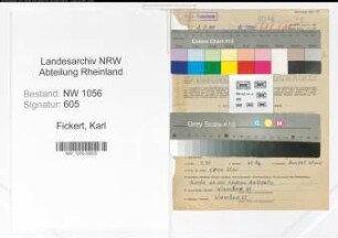 Entnazifizierung Karl Fickert , geb. 14.10.1908 (Arbeiter)