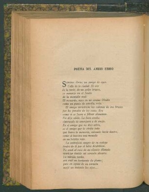 Poema del amigo ebrio