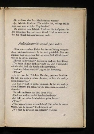 Nachhilfeunterricht einmal ganz anders