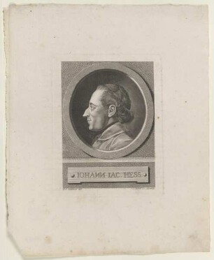 Bildnis des Johann Jac. Hess