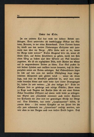 84-92, Unter der Erde