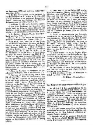 Zur Kenntniß des Schulwesens in Siebenbürgen