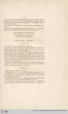 Neuvième cahier