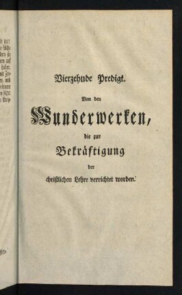 341-364, XIV. Predigt. Zweyte Predigt über diesen Text