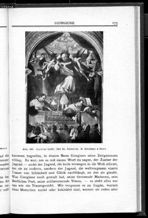Abb. 140. Lorenzo Lotto: Der hl. Antonius. S. Giovanni e Paolo