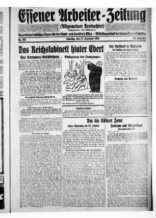 Essener Arbeiter-Zeitung. 1919-1926