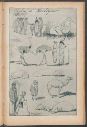 En el Zoológico - [Dibujo]