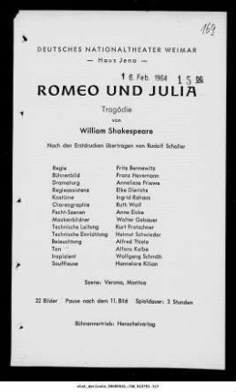 Romeo und Julia