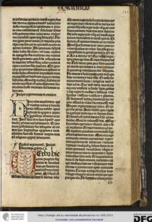 Incipit Hieremias propheta. Capitulum I.
