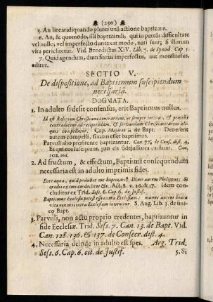 290-294, Sectio V - VII