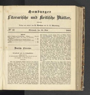 Nummer 59. Mittwoch, den 15. Mai