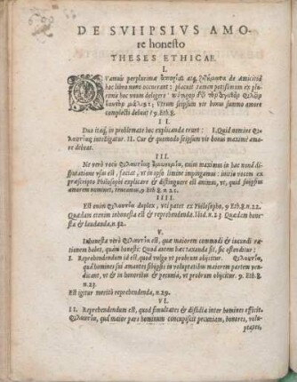 De Svi Ipsivs Amore honesto Theses Ethicae.