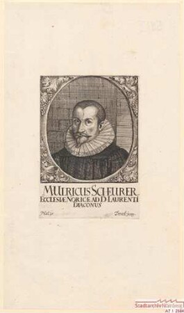 Ulrich Scheurer, Diakon bei St. Lorenz; gest. 1589