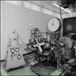 Motorenprüfstand im Laboratorium für Isotopentechnik (LIT)