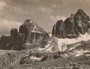 Italien. Dolomiten. Nordrand der Sella-Gruppe (Pisciadu Klettersteig)