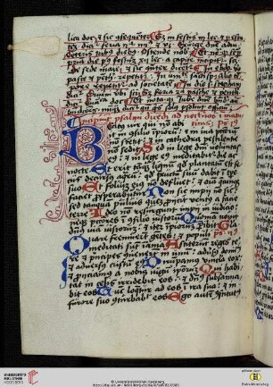 Psalterium feriatum