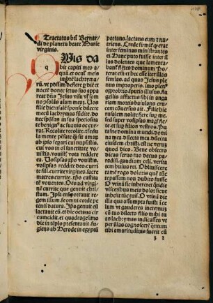 178r-182r, Tractatus beati Bernardi de planctu beate Marie virginis.