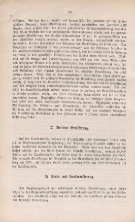 3) Stadt- und Landbevölkerung.