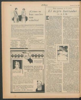 El negro Salvador : Tipos populares de la sierra