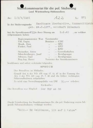 Handtmann, Eberhardine