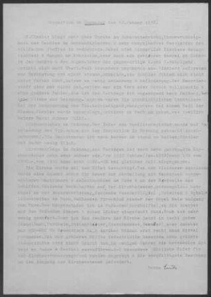 Hochdorf (Lkr. Esslingen): Inspektionsbericht 1932