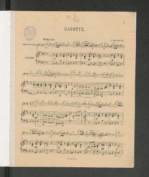 Gavotte. [Piano.]