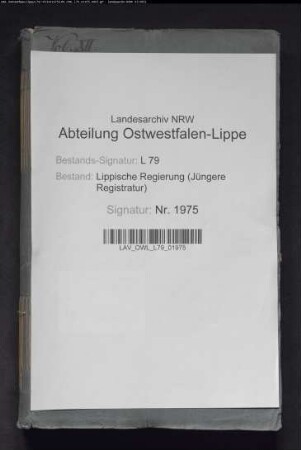 Regulierung der lippisch-preußischen Grenze, Band 12