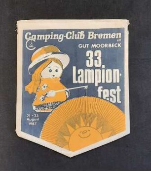 Andenken / Wimpel-Sammlung / Camping - Club Bremen 33. Lampionfest