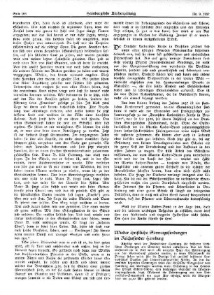 Wieder christliche Sonntagssendungen im Reichssender Hamburg