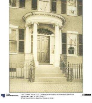 Salem, 21-23, Chestnut Street, Pickering-Mack-Stone Double House, Hauseingang