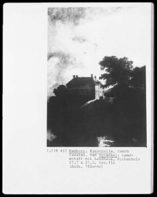 Landschaft mit Landhaus