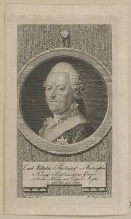 Bildnis des Carl Wilhelm von Finkenstein