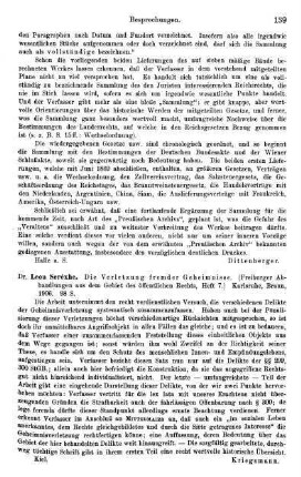 139, Leon Seréxhe, Die Verletzung fremder Geheimnisse, 1906