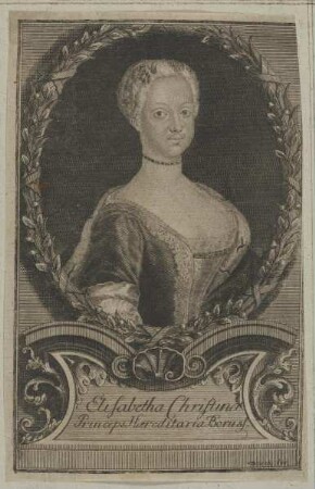 Bildnis der Königin Elisabetha Christina