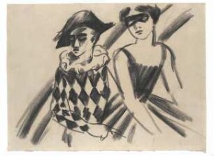 Pierrot und Tänzerin