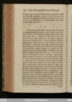 [Befugniß eines Predigers, einen andern Ruf anzunehmen]