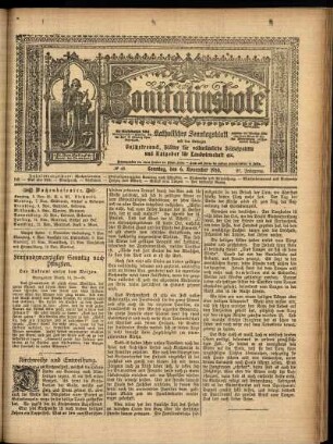 Erste Ausgabe vom Sonntag, den 06. November 1910.
