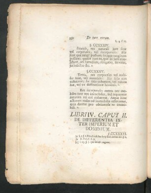 Libri IV. Caput II. De Differentia Inter Imperium Et Dominium