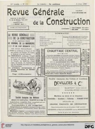 No. 111 (5 Juin 1908)