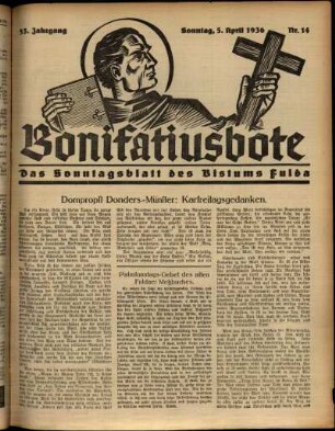 Ausgabe vom Sonntag, den 05. April 1936.