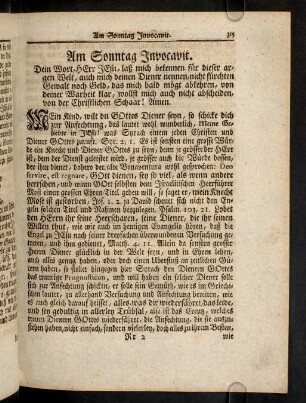 315-330, Am Sonntag Invocavit