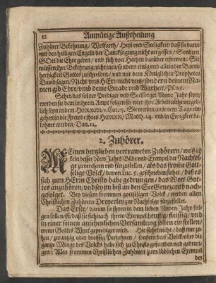 2. Zuhörer.