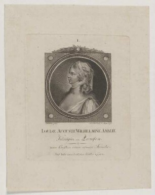 Bildnis der Louise Auguste Wilhelmine Amalie, Königin von Preußen