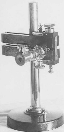 Kleines Saitenelektrometer von Edelmann : Technikgeschichte | Physik | Elektrizität | Elektrische Meßinstrumente